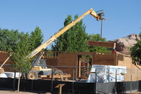 Bluff Fort Co-op; Lifting beams June 2012