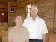 Dennis and Lorrine Harvey, now serving their second year as full-time docents.