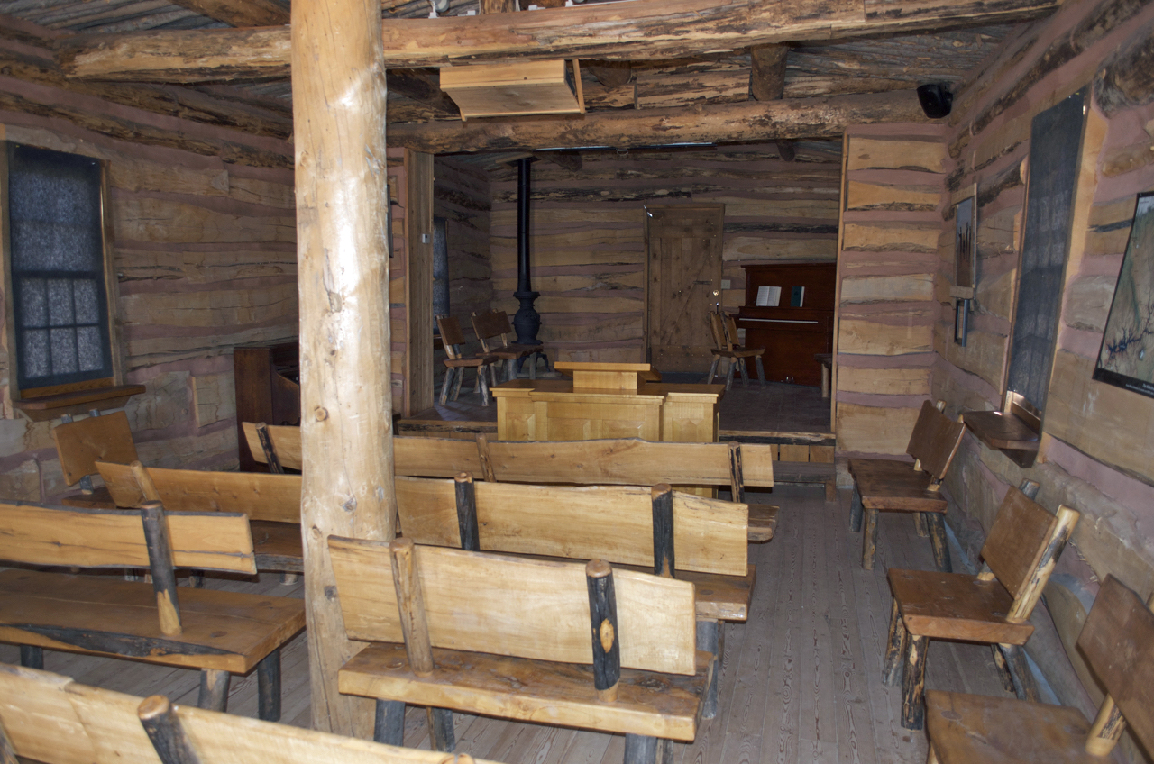 Meetinghouse interior